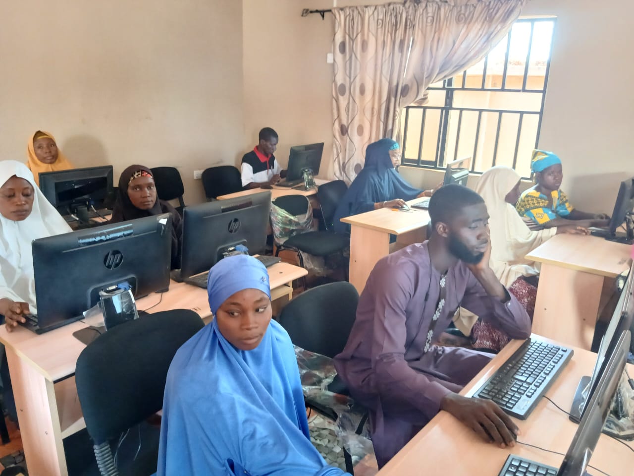 Computer Training Ongoing at Alkali Hussaini Foundation